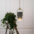 small modern matte black pendant light